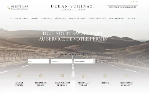Aperçu du projet dehan-schinazi.fr