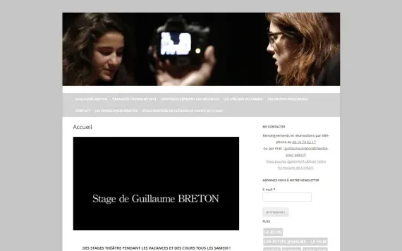 Aperçu du projet theatre-pour-ados.fr