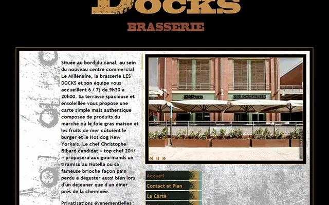 Aperçu du projet brasserielesdocks.com
