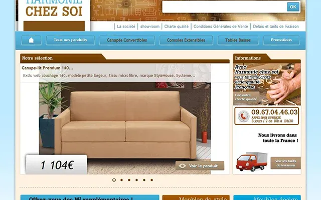 Aperçu du projet harmoniechezsoi.com