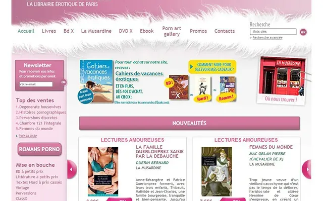 Aperçu du projet www.lamusardine.com
