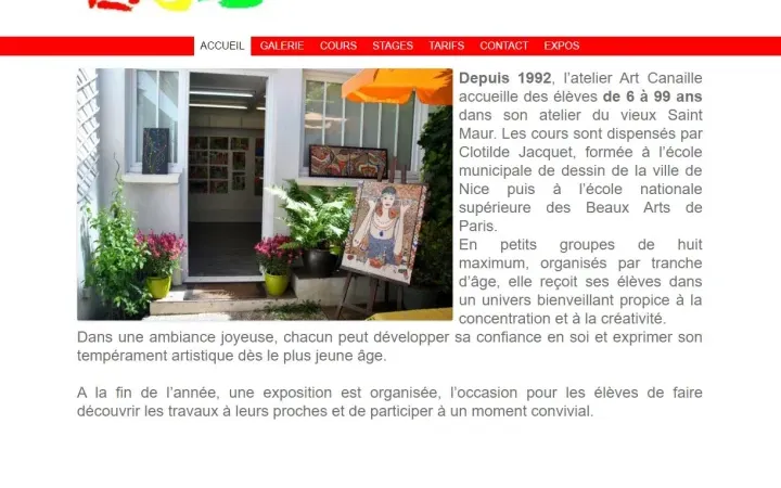 Aperçu du projet atelier-dessin-saint-maur.fr