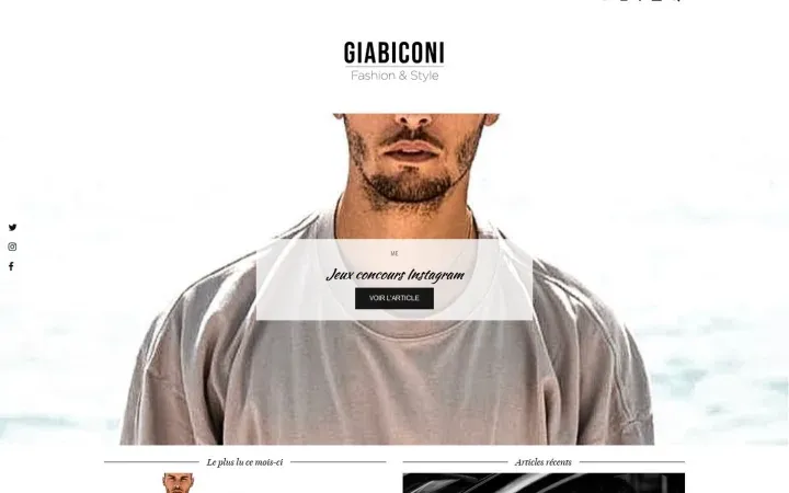 Aperçu du projet giabiconistyle.com