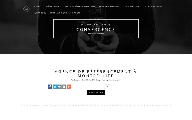 Aperçu du projet convergenceformation.fr