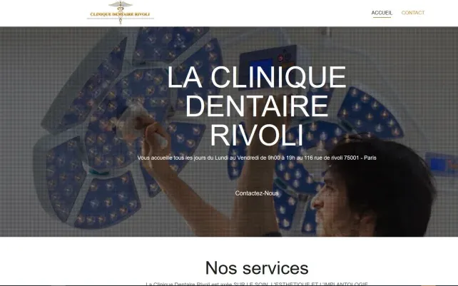 Aperçu du projet cliniquedentairerivoli.com