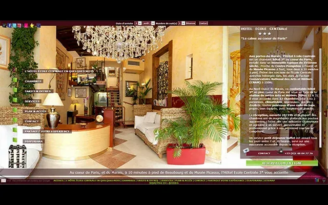 Aperçu du projet paris-marais-hotel.fr