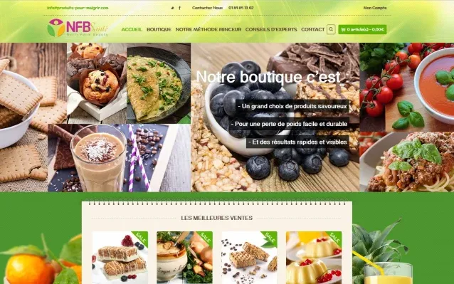 Aperçu du projet produits-pour-maigrir.com