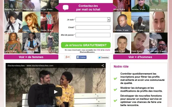 Aperçu du projet blackandbeauties.com
