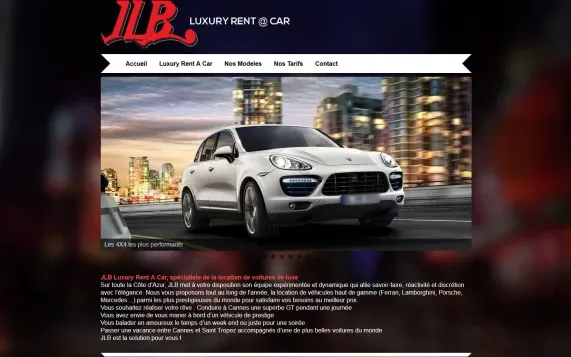 Aperçu du projet luxury-rent-a-car.fr