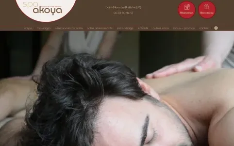 Aperçu du projet spa-akoya.fr