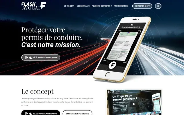 Aperçu du projet flash-avocat.fr