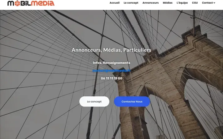 Aperçu du projet mobilmedia.fr